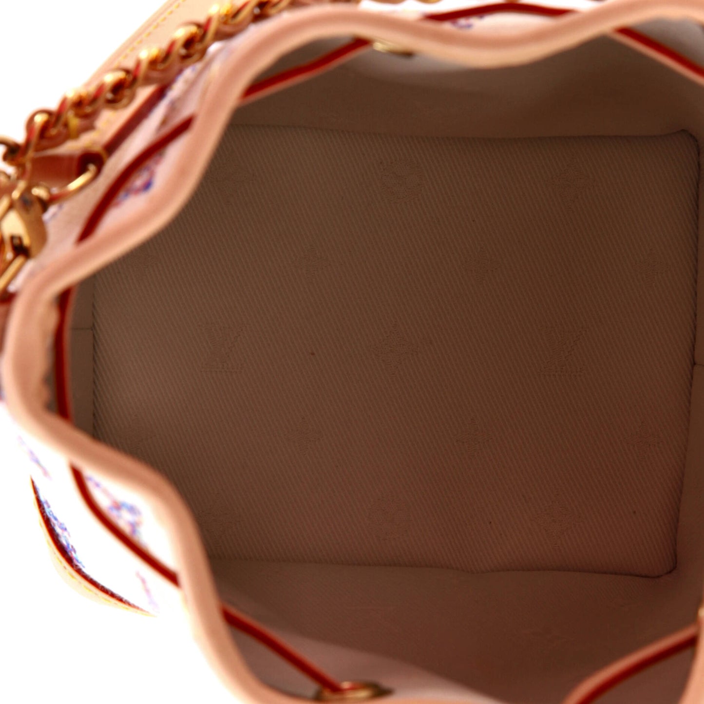 Louis Vuitton Chain Noe NM Handbag Multicolor Monogram Jacquard Nano