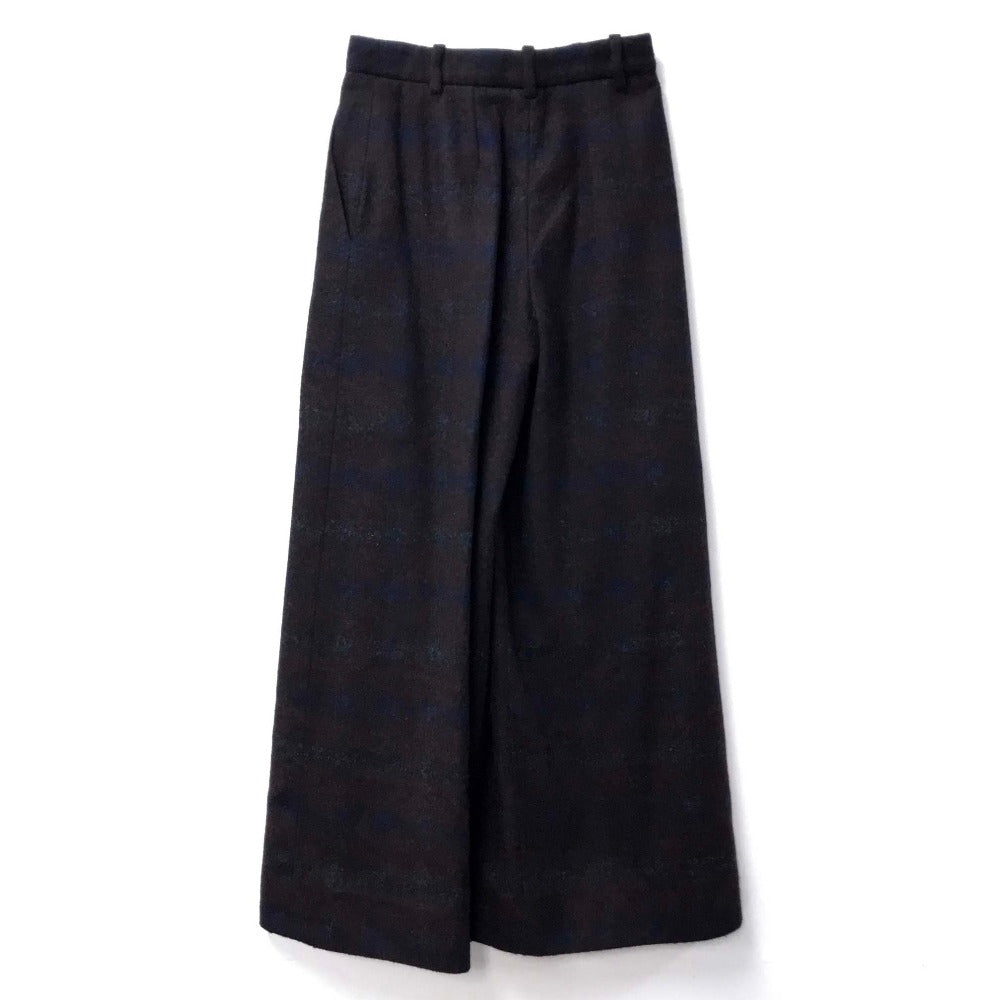 CHANEL Pants fabric Bordeaux Flannel 15B Women 34