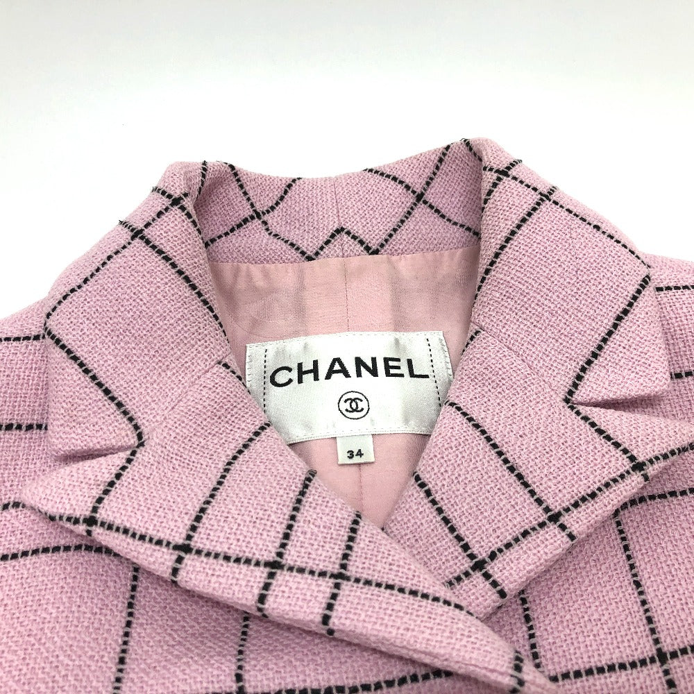 CHANEL Vest P77266 tweed pink 24S tweed Women 34