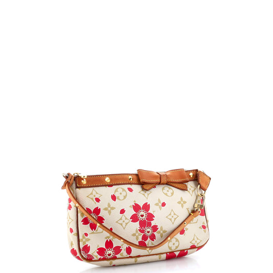 Louis Vuitton Pochette Accessoires Limited Edition Cherry Blossom Monogram