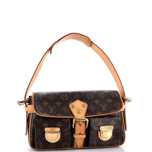 Louis Vuitton Hudson Handbag Monogram Canvas PM