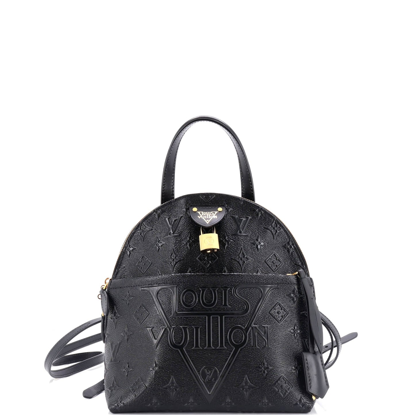 Louis Vuitton Moon Backpack Embossed Monogram Midnight Canvas