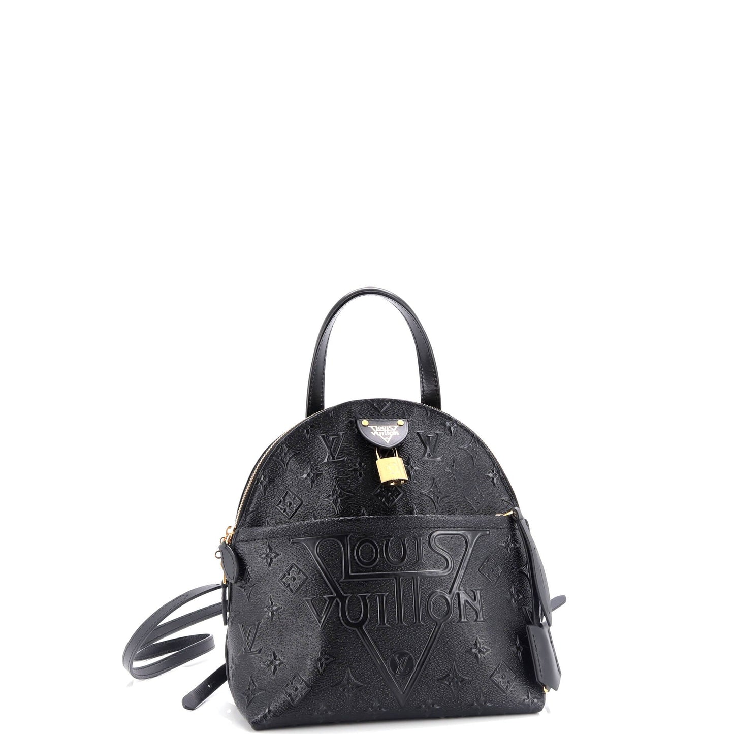 Louis Vuitton Moon Backpack Embossed Monogram Midnight Canvas
