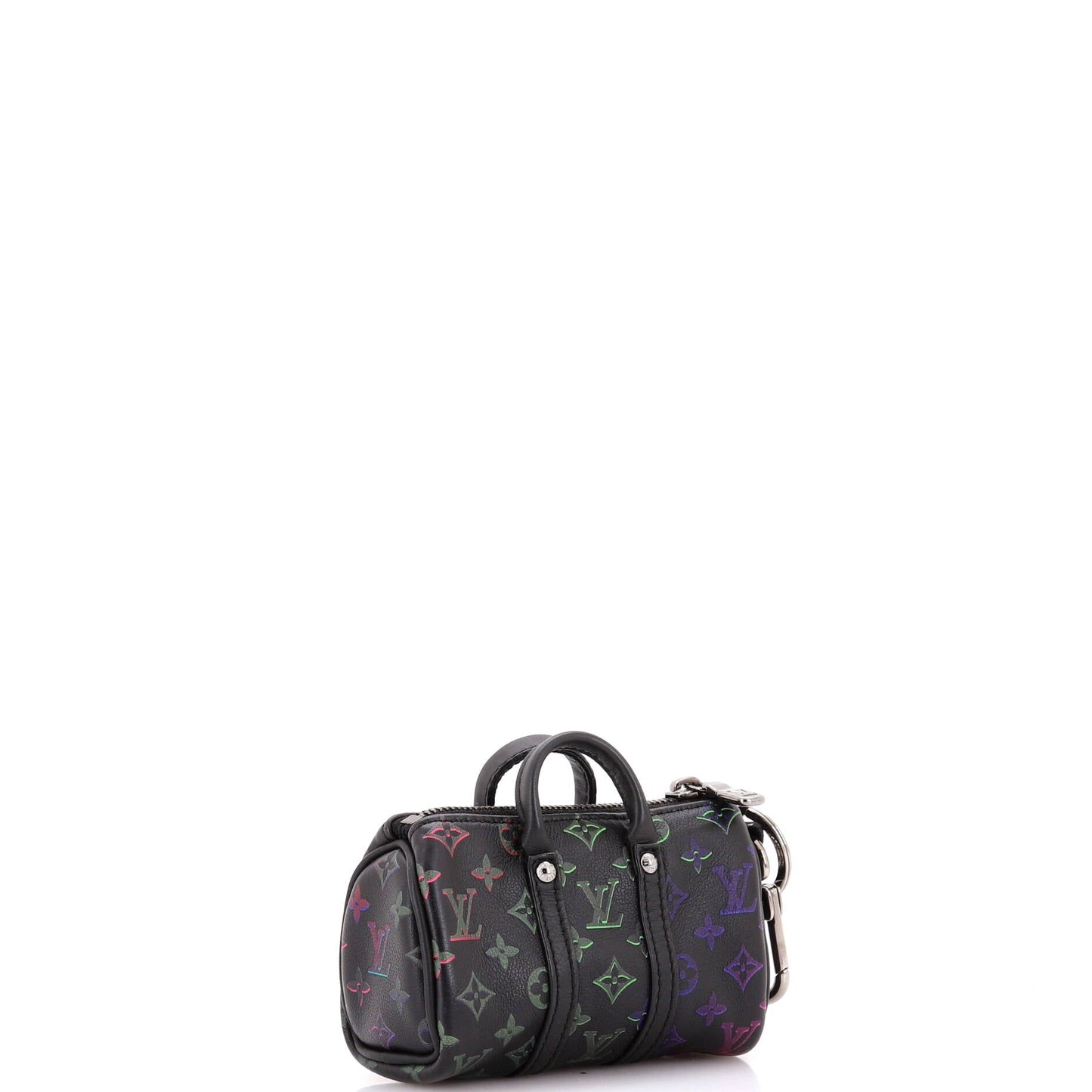 Louis Vuitton Mini Keepall Bag Charm And Key Holder Spotlight Rainbow Monogram Leather