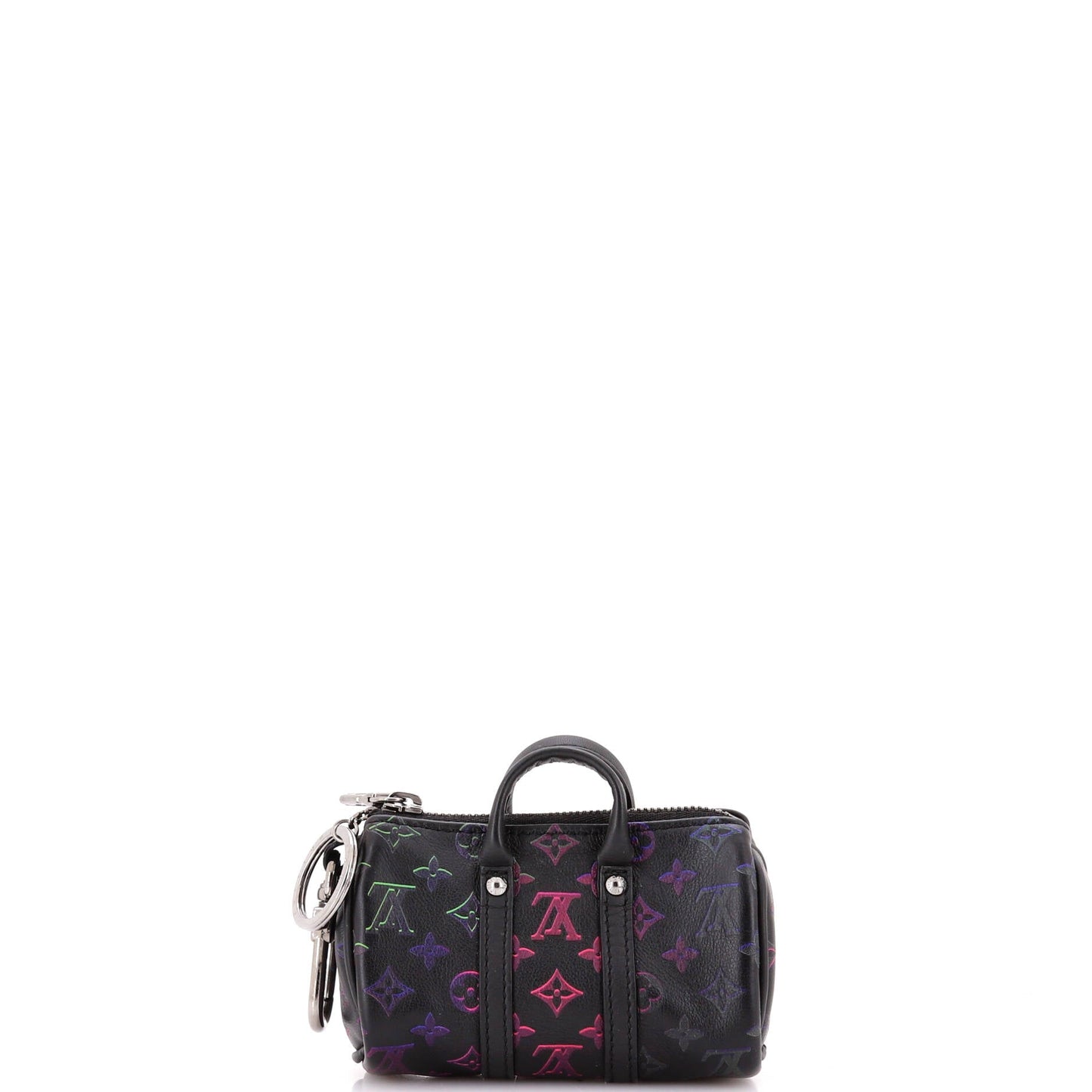 Louis Vuitton Mini Keepall Bag Charm And Key Holder Spotlight Rainbow Monogram Leather