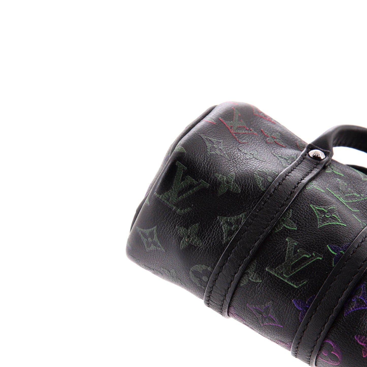 Louis Vuitton Mini Keepall Bag Charm And Key Holder Spotlight Rainbow Monogram Leather