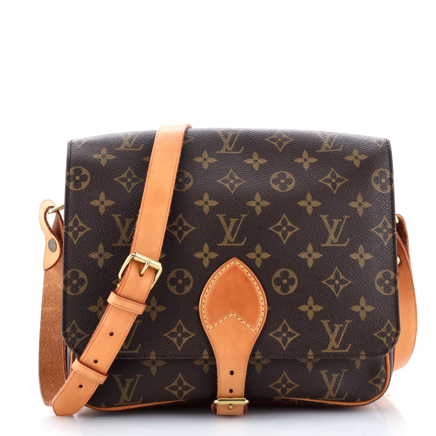 Louis Vuitton Cartouchiere Handbag Monogram Canvas GM