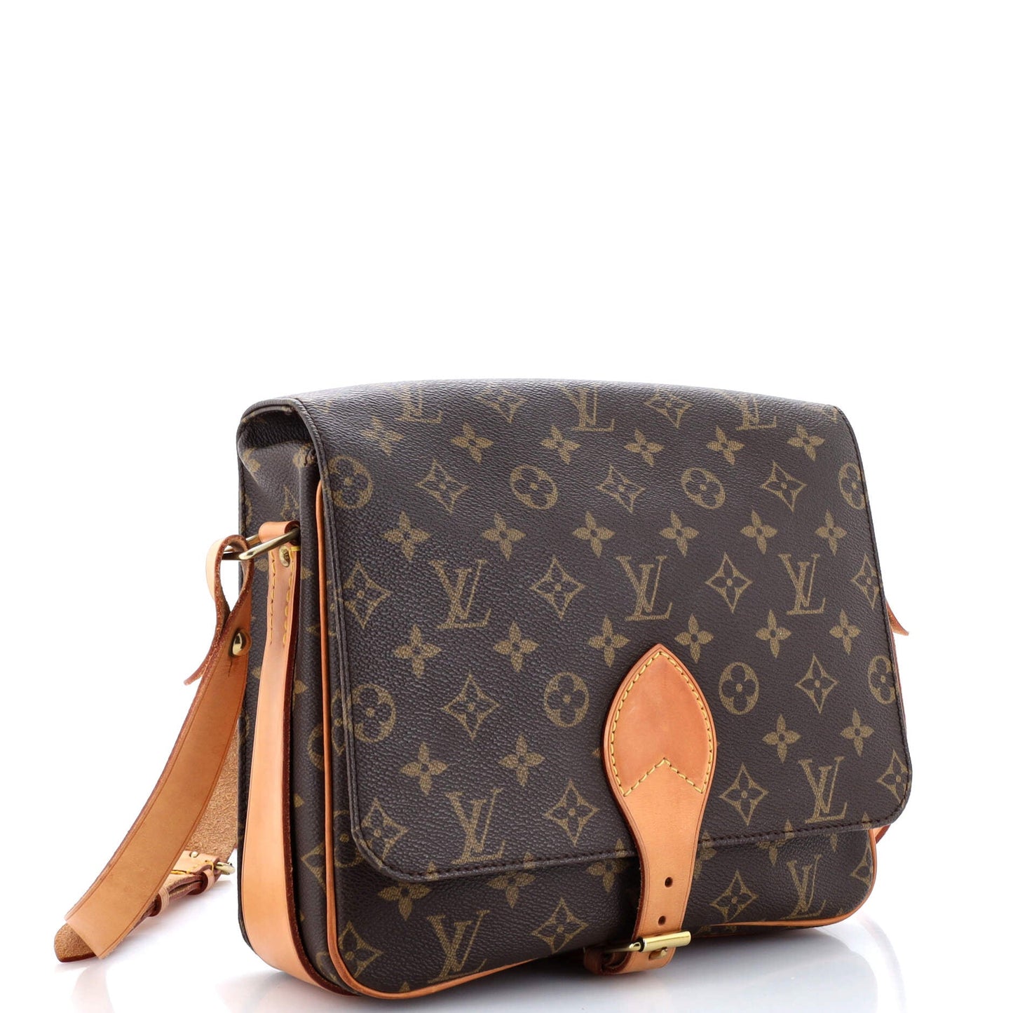 Louis Vuitton Cartouchiere Handbag Monogram Canvas GM
