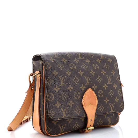 Louis Vuitton Cartouchiere Handbag Monogram Canvas GM