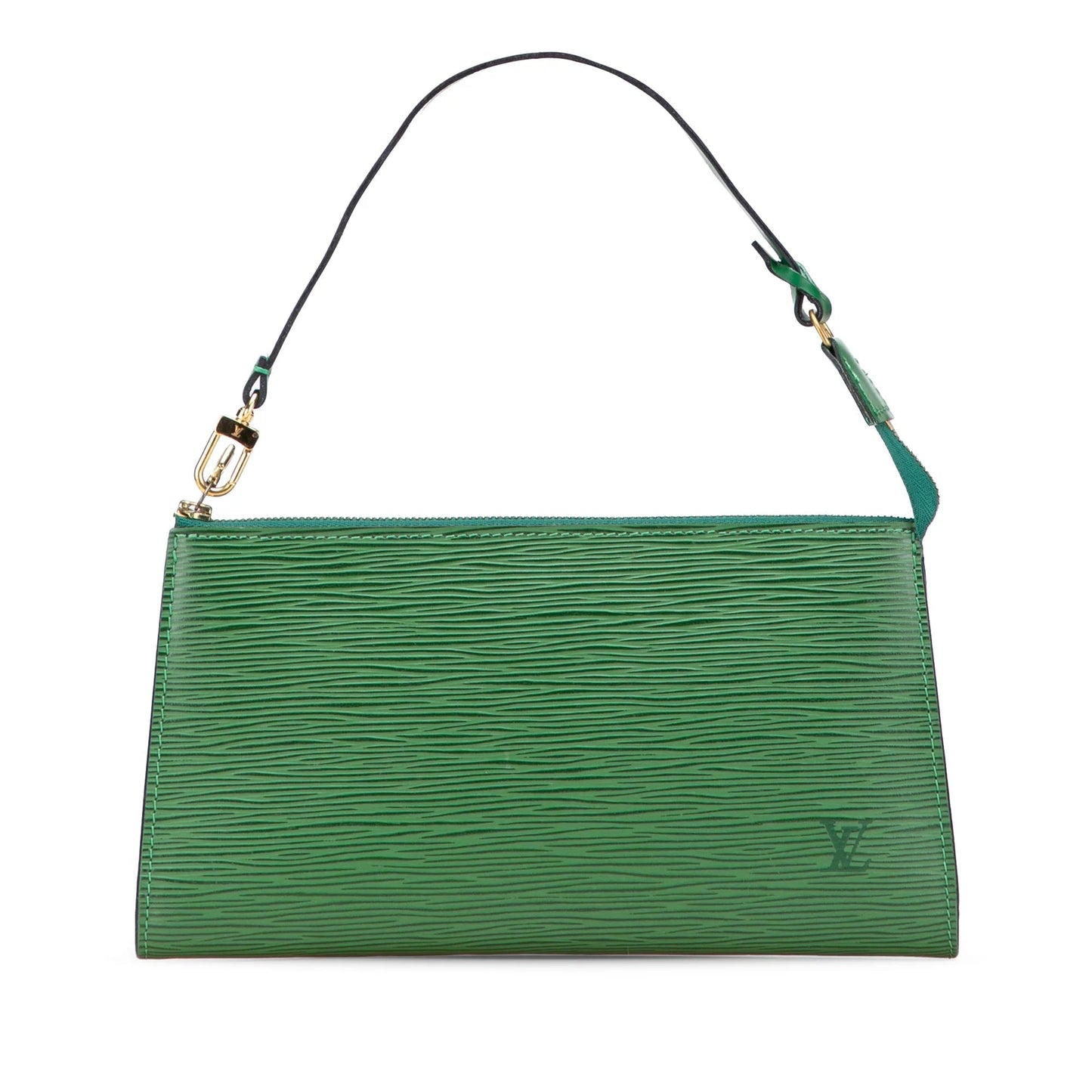 Green Louis Vuitton Epi Pochette Accessoires Shoulder Bag
