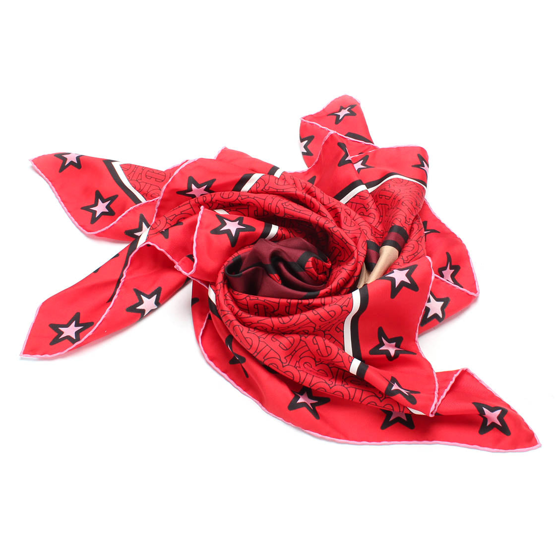 Luxury Burberry Printed Silk Scarf