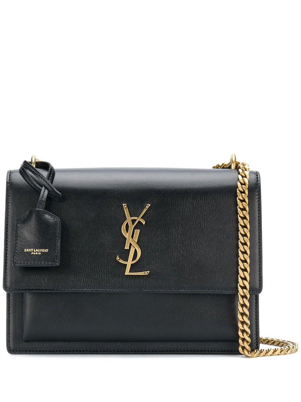 Luxury Saint Laurent Trending 2025 Women's Ysl Bo Mng M Sunset in Nero | 442906D420W1000