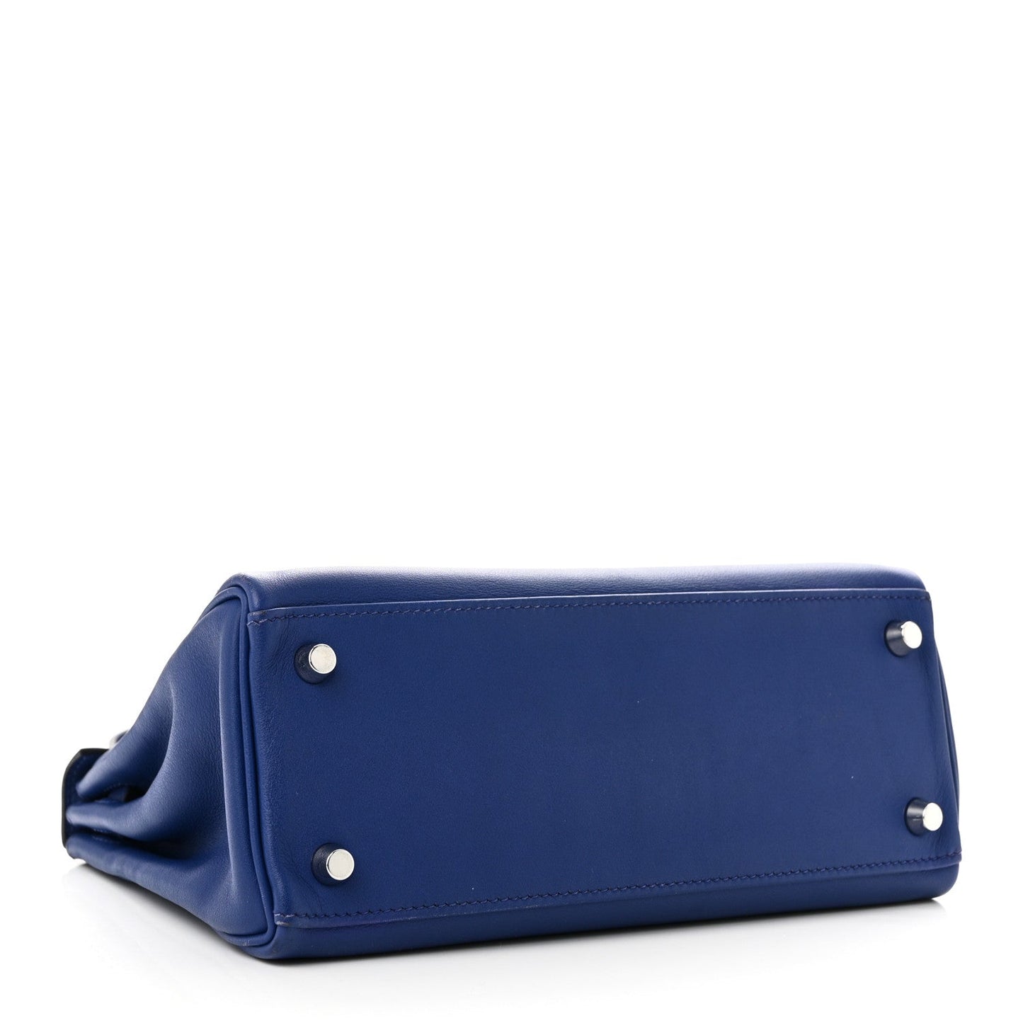 Hermes Swift Kelly Retourne 25 Bleu Electrique