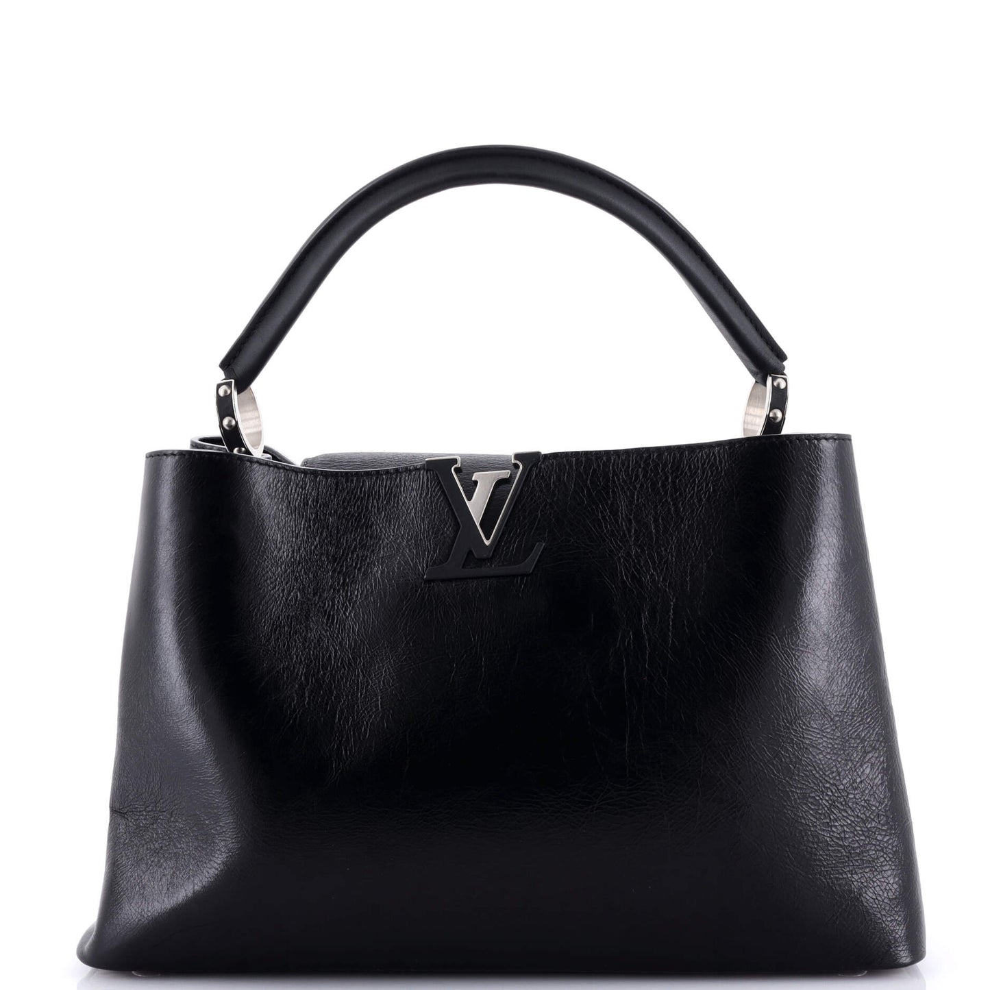 Louis Vuitton Capucines Bag Glazed Calfskin MM