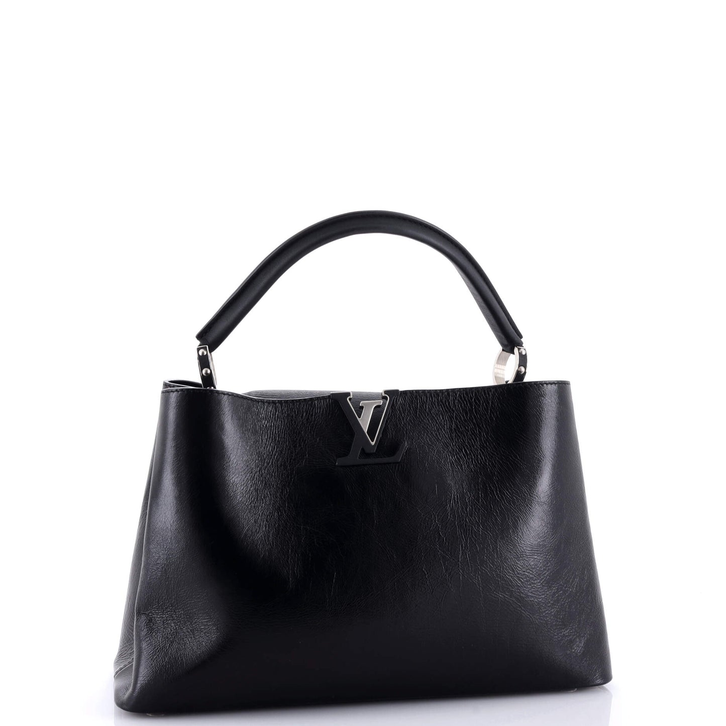 Louis Vuitton Capucines Bag Glazed Calfskin MM
