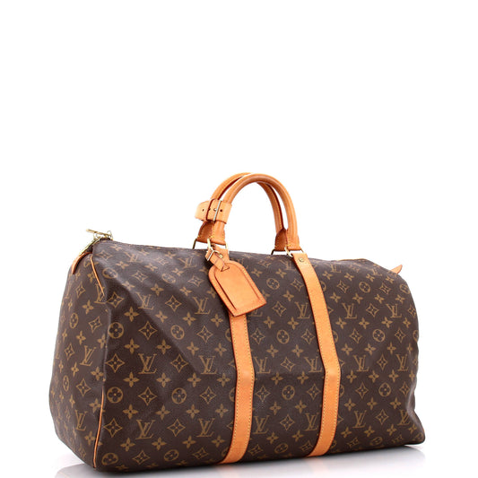 Louis Vuitton Keepall Bag Monogram Canvas 50