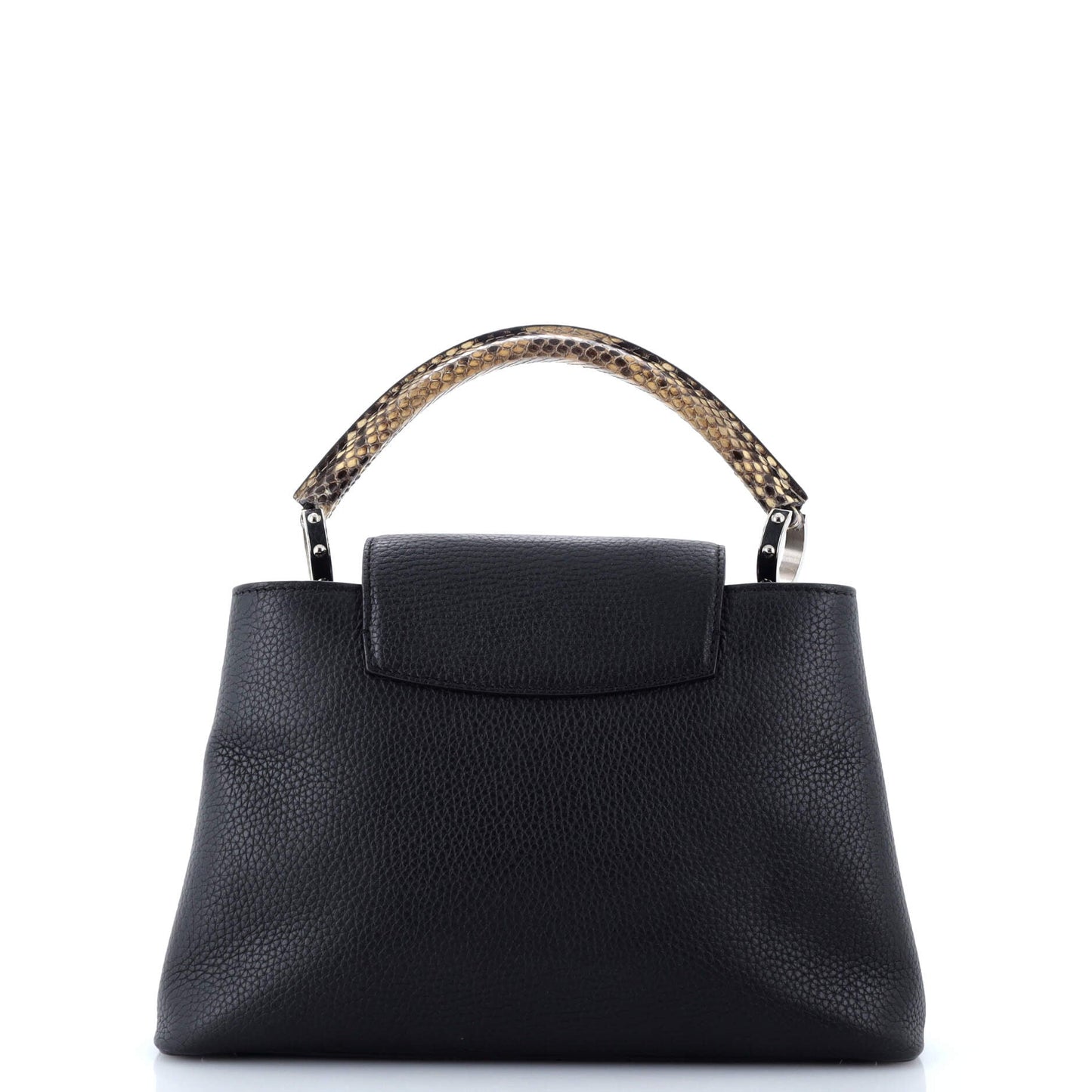 Louis Vuitton Capucines Bag Leather with Python PM