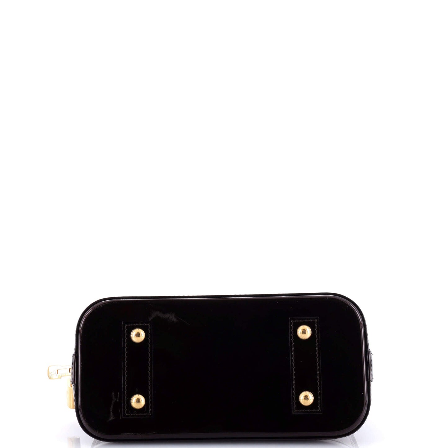 Louis Vuitton Alma Handbag Limited Edition Monogram Vernis Rayures BB