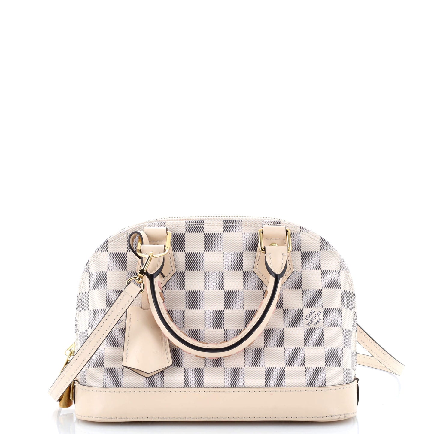Louis Vuitton Alma Handbag Damier with Braided Detail BB