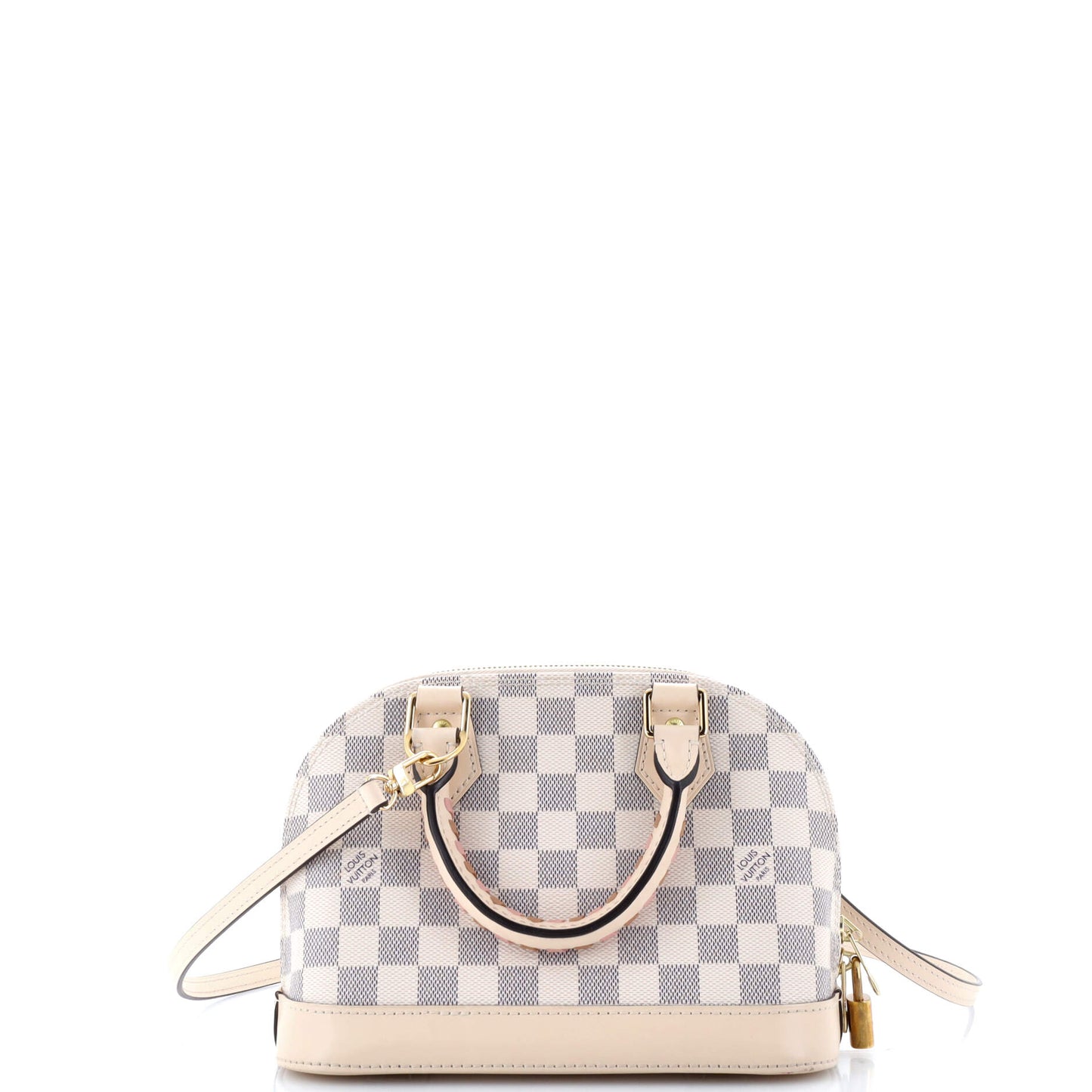 Louis Vuitton Alma Handbag Damier with Braided Detail BB