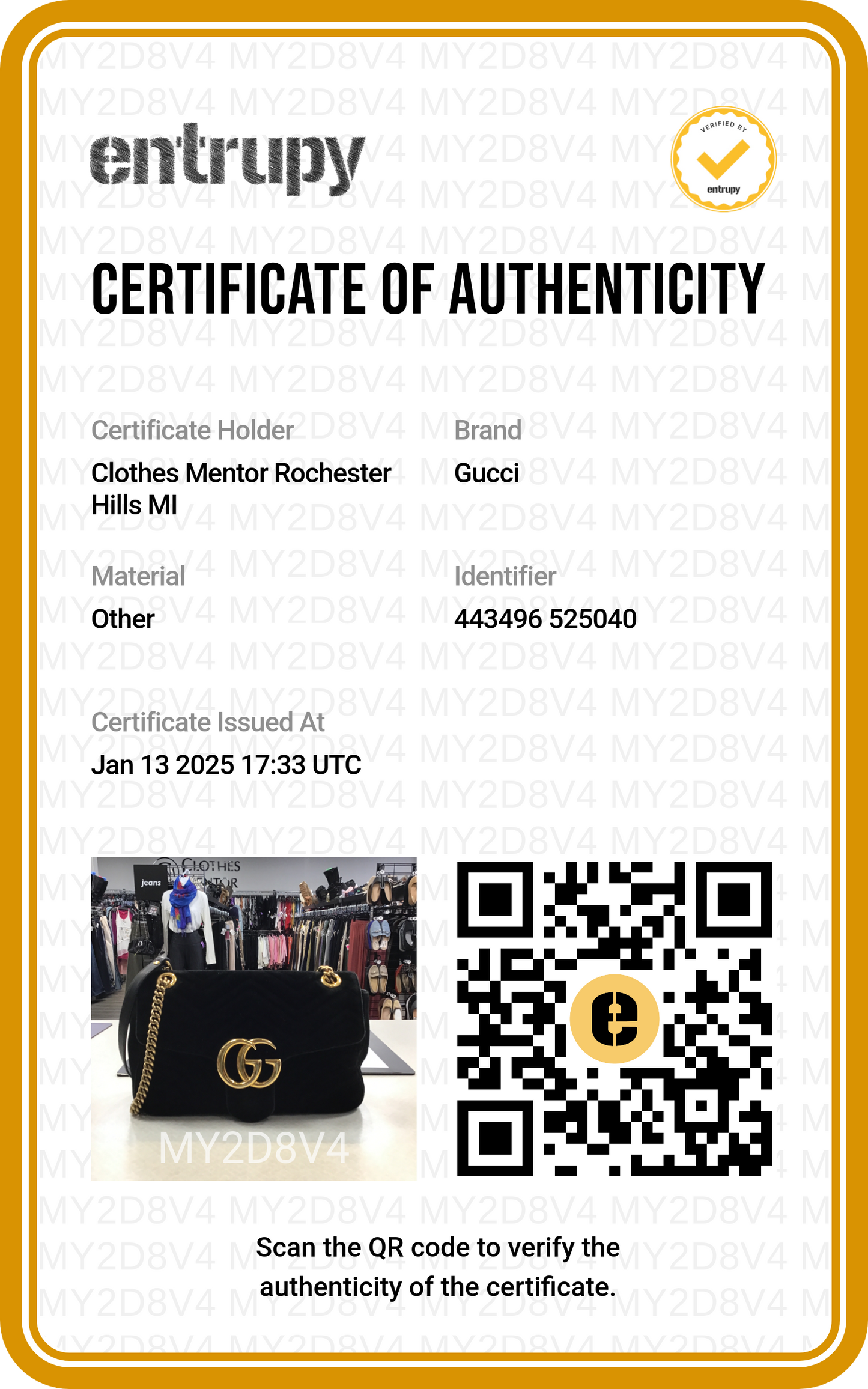Gucci Designer Handbag