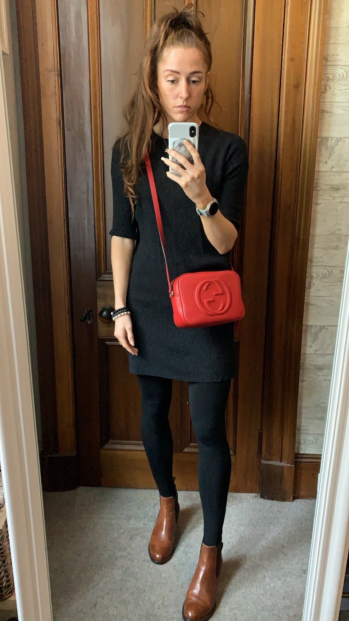 Gucci Soho Pink Leather Shoulder Bag