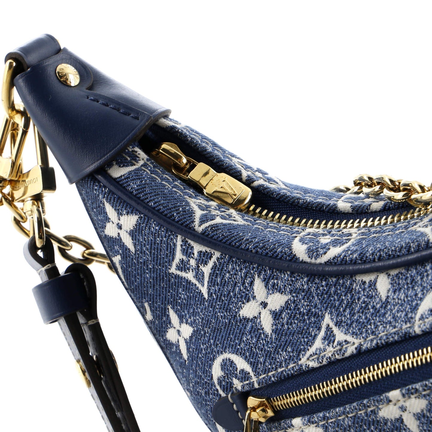 Louis Vuitton Loop Handbag Monogram Jacquard Denim