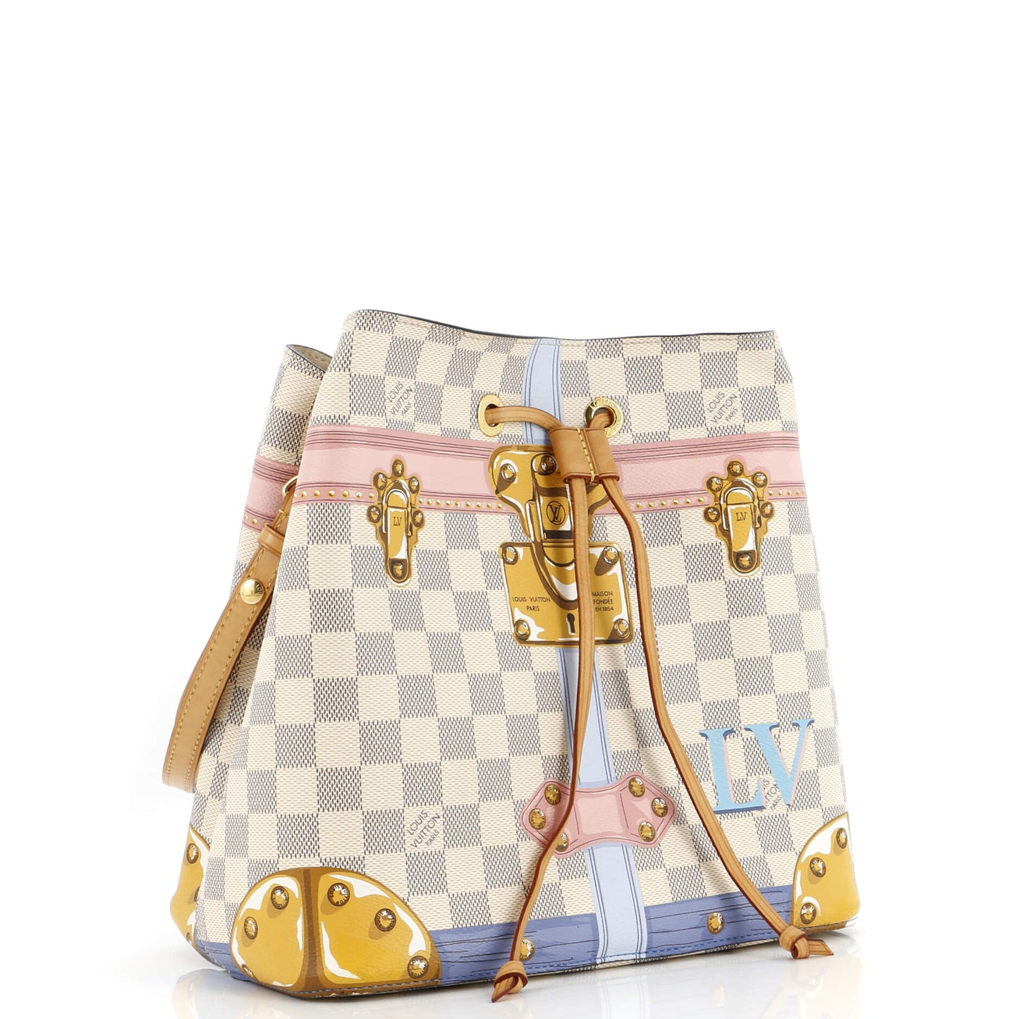 Louis Vuitton NeoNoe Handbag Limited Edition Damier Summer Trunks