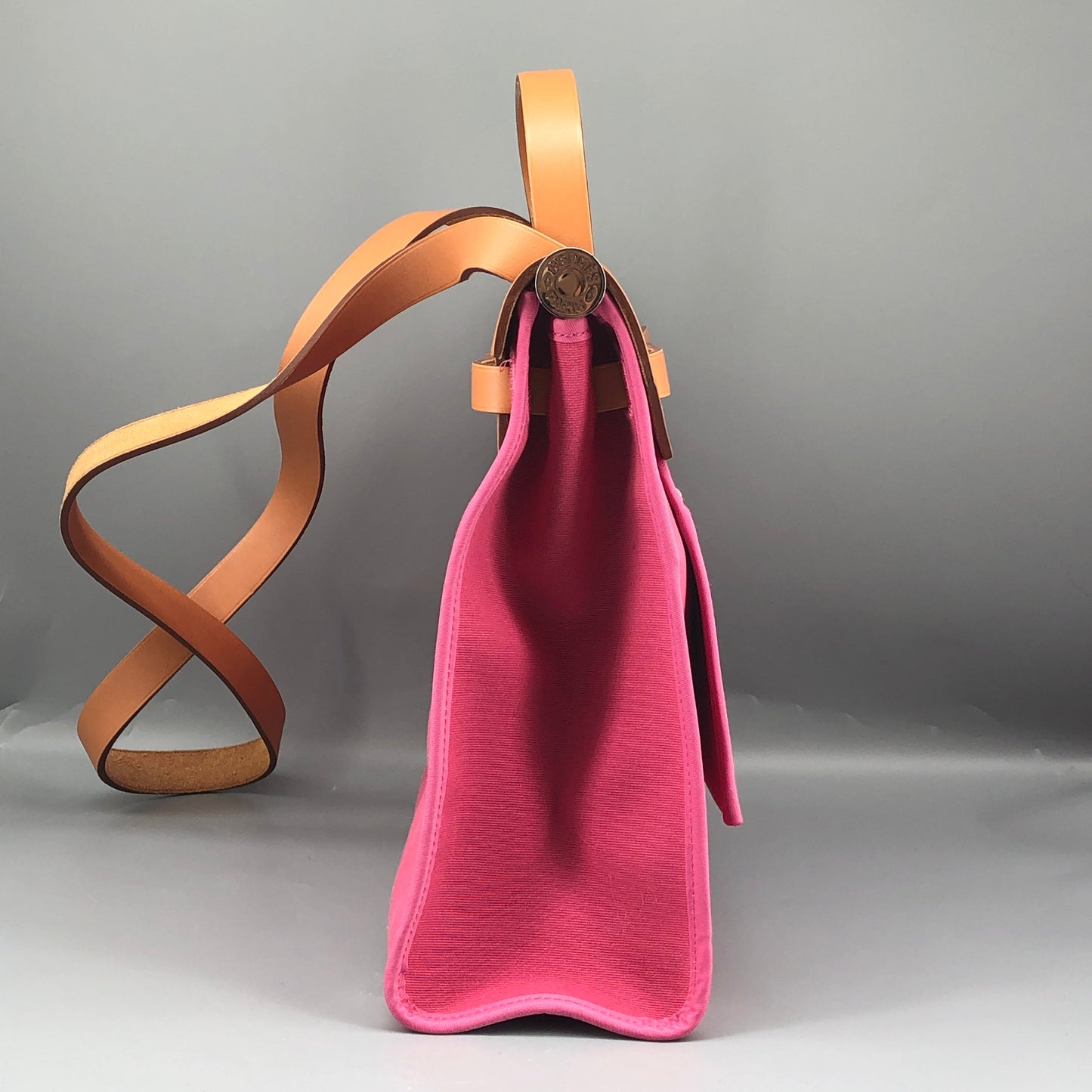 Hermes 2011 Pink Canvas Herbag 31 Shoulder Bag