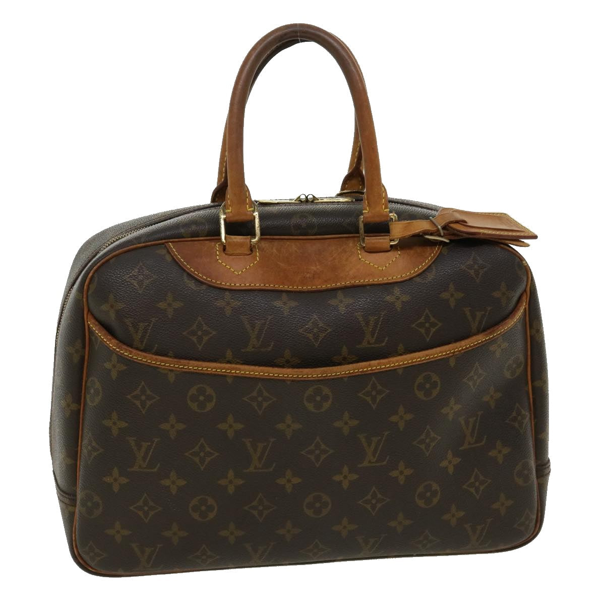 LOUIS VUITTON Monogram Deauville Hand Bag M47270 LV Auth 31226