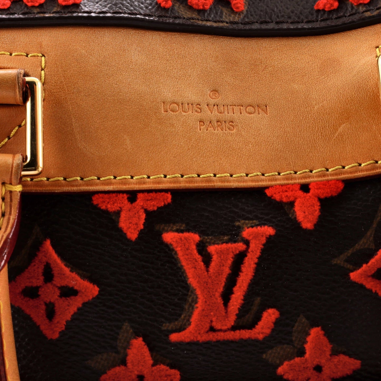 Louis Vuitton Deauville Cube Bag Monogram Tuffetage Canvas