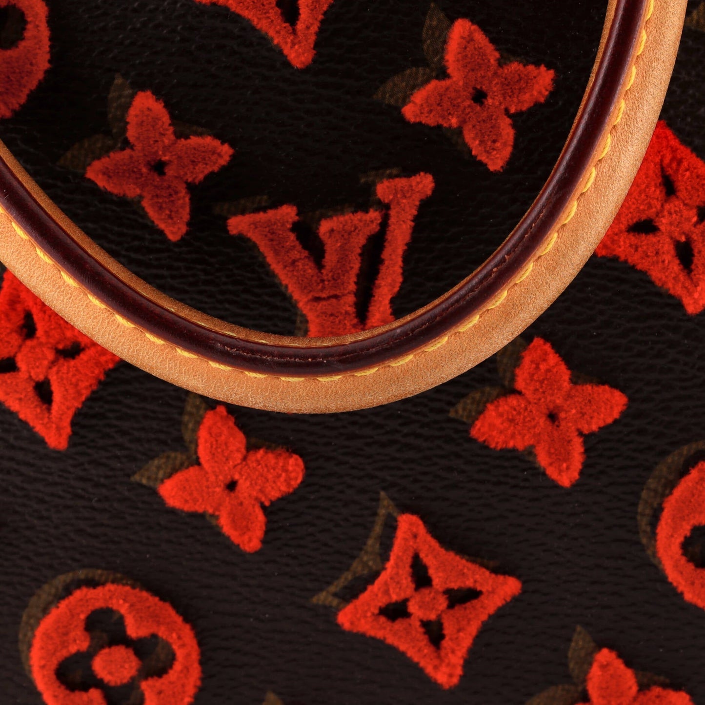 Louis Vuitton Deauville Cube Bag Monogram Tuffetage Canvas