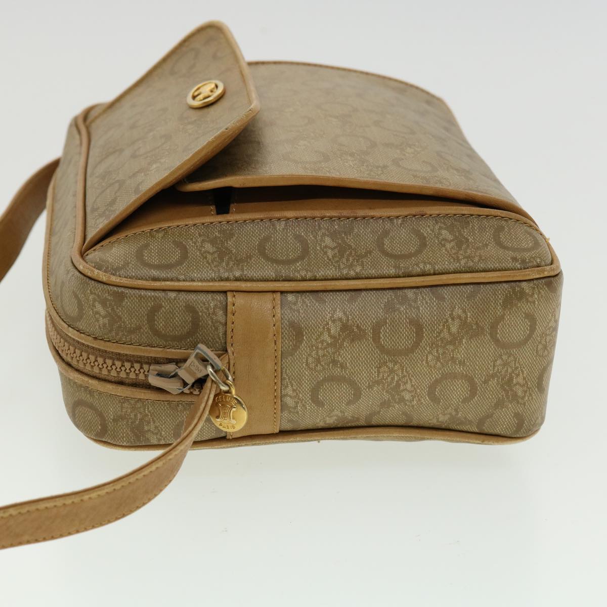Luxury CELINE Shoulder Bag Enamel Beige  31529