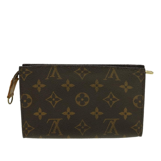 LOUIS VUITTON Monogram Bucket PM Accessory Pouch L106 LV Auth 31612