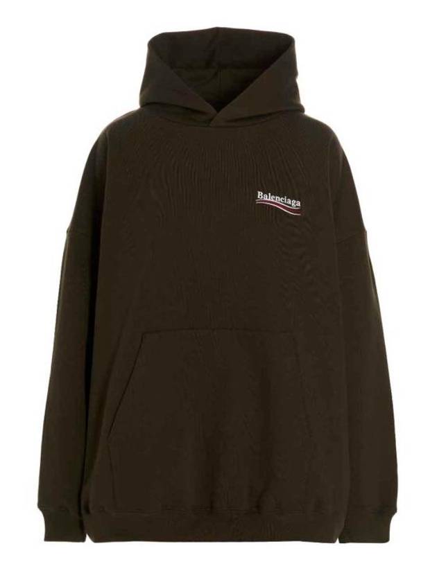Luxury Balenciaga Trending 2026 Political Campaign Oversized Fit Hoodie Green