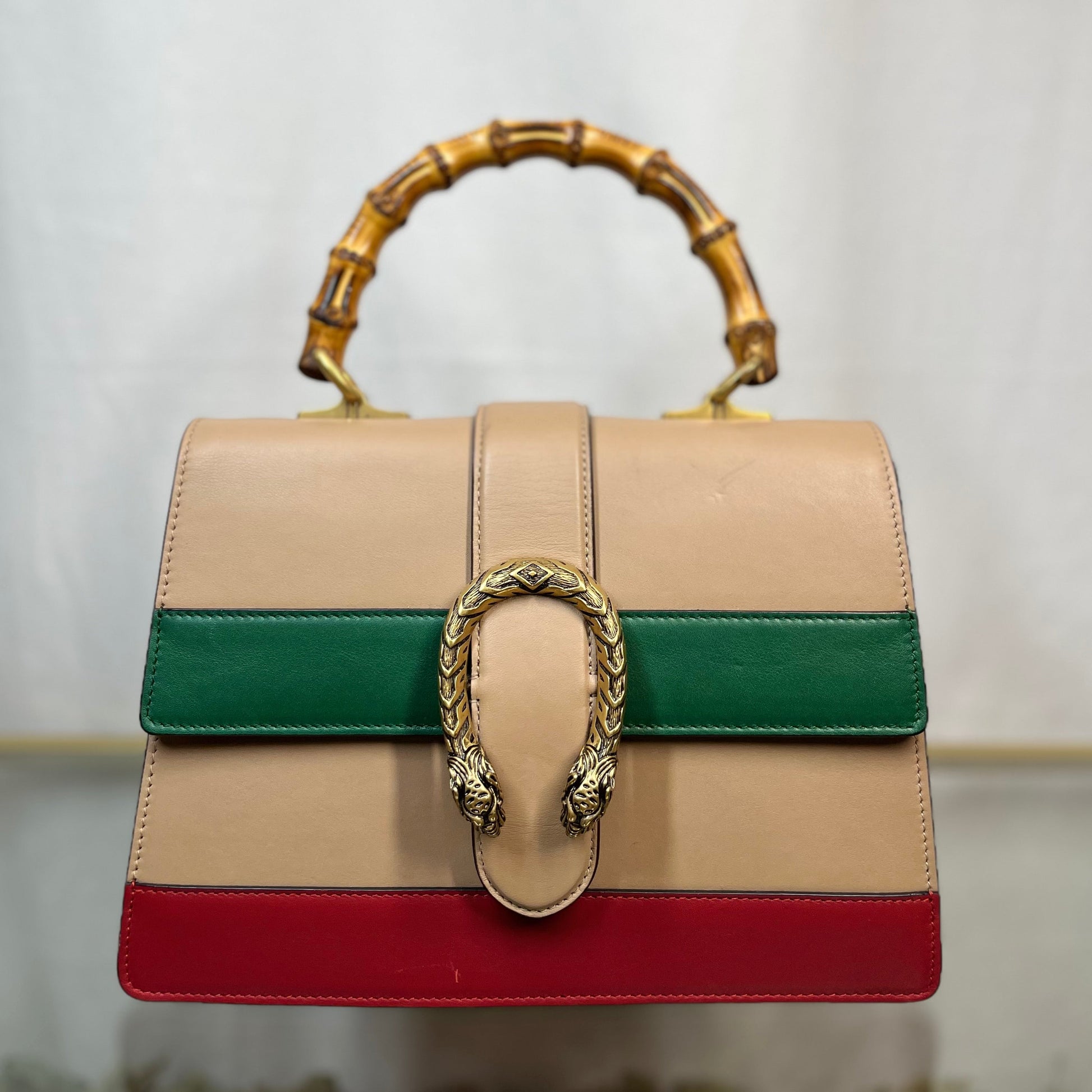 Gucci Leather Top Handle Shoulder Bag