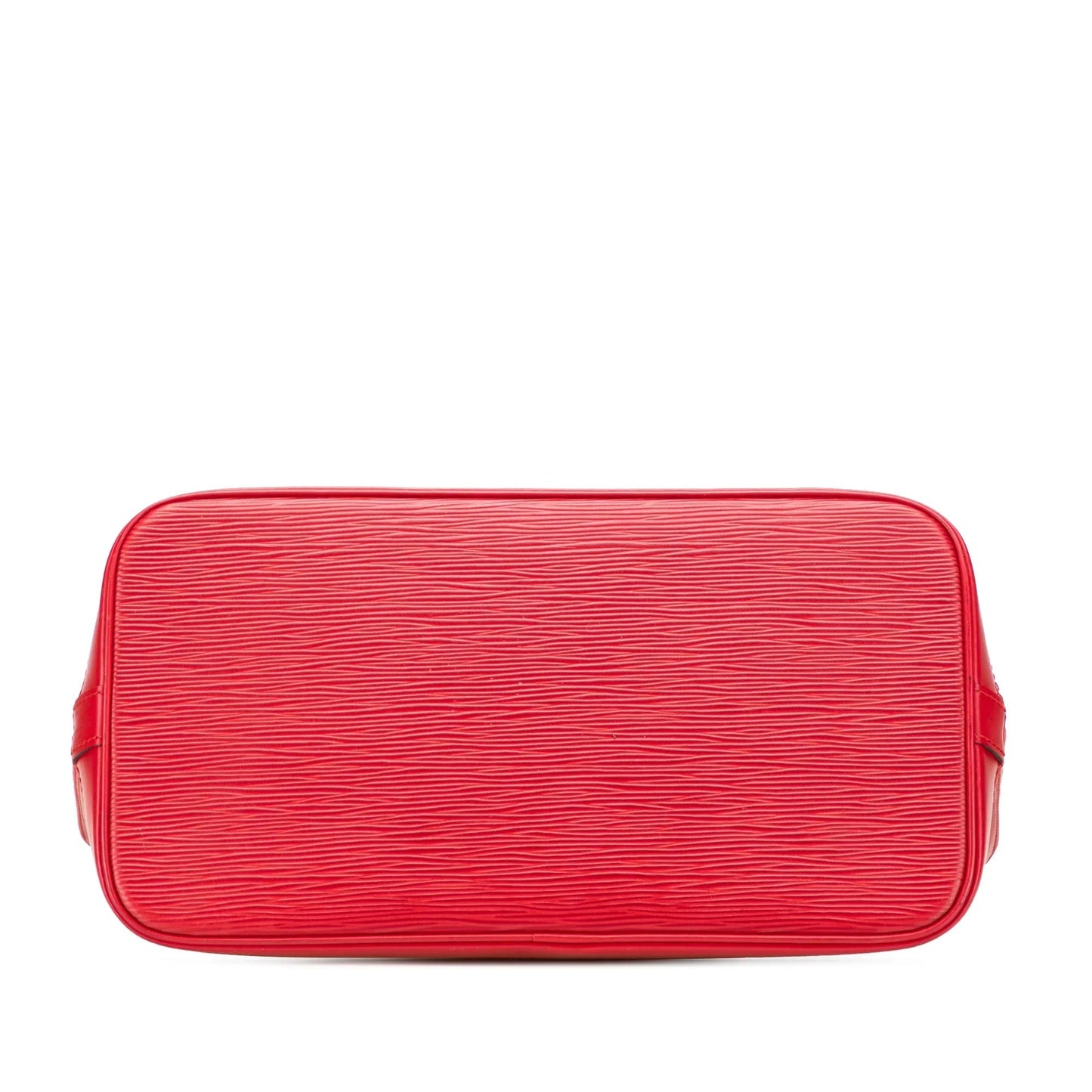 Red Louis Vuitton Epi Alma PM Handbag