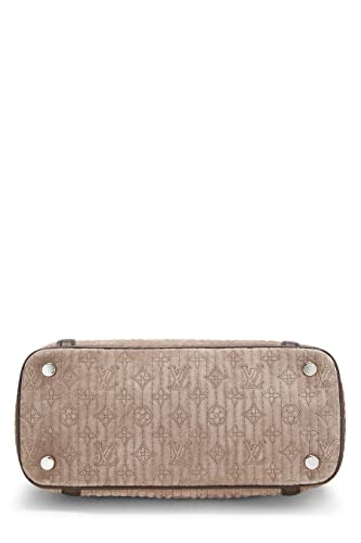 Louis Vuitton, Brown Monogram Suede Antheia Ixia PM, Grey