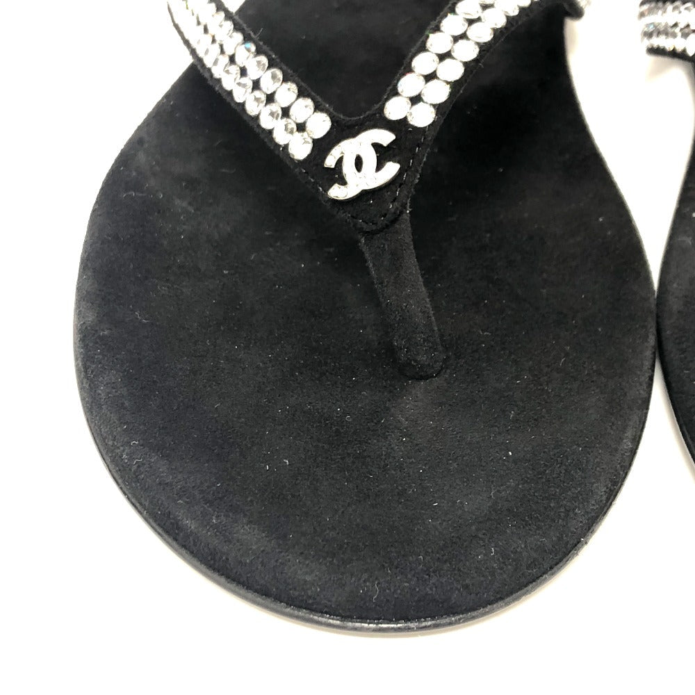 CHANEL Sandals G46205 rubber black 25C 2024/25 Cruise Collection Women 37 C