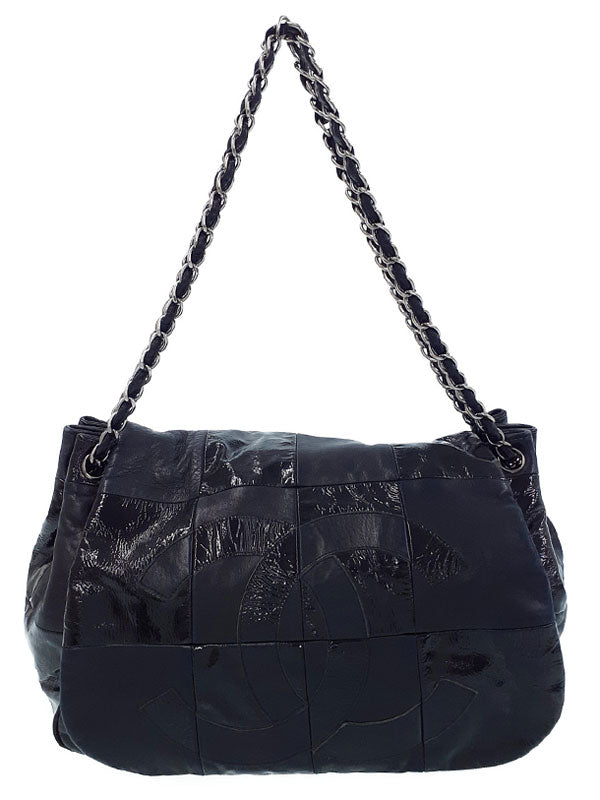 Chanel Cocomark Patchwork Chain Shoulder Bag