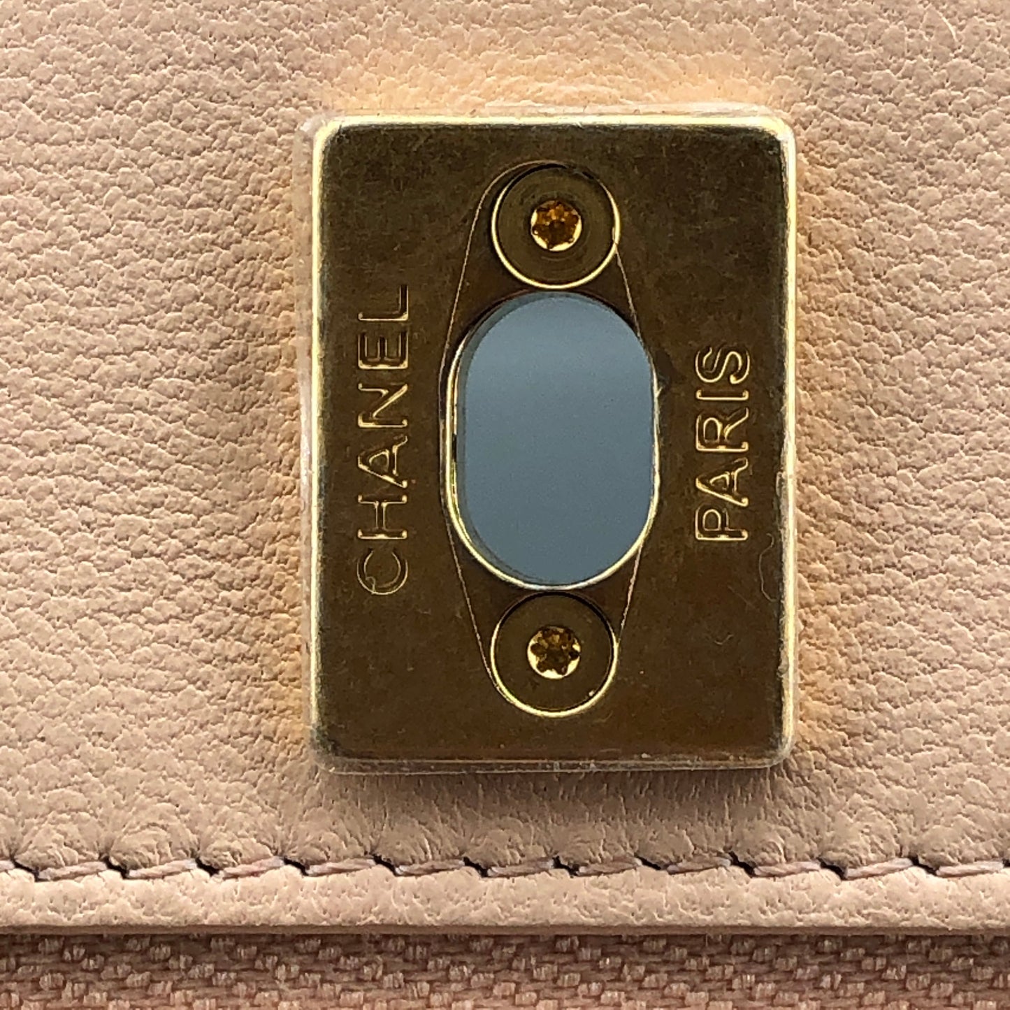 Chanel Nude Lambskin Quilted CC Camellia Crush Wallet on Chain WOC