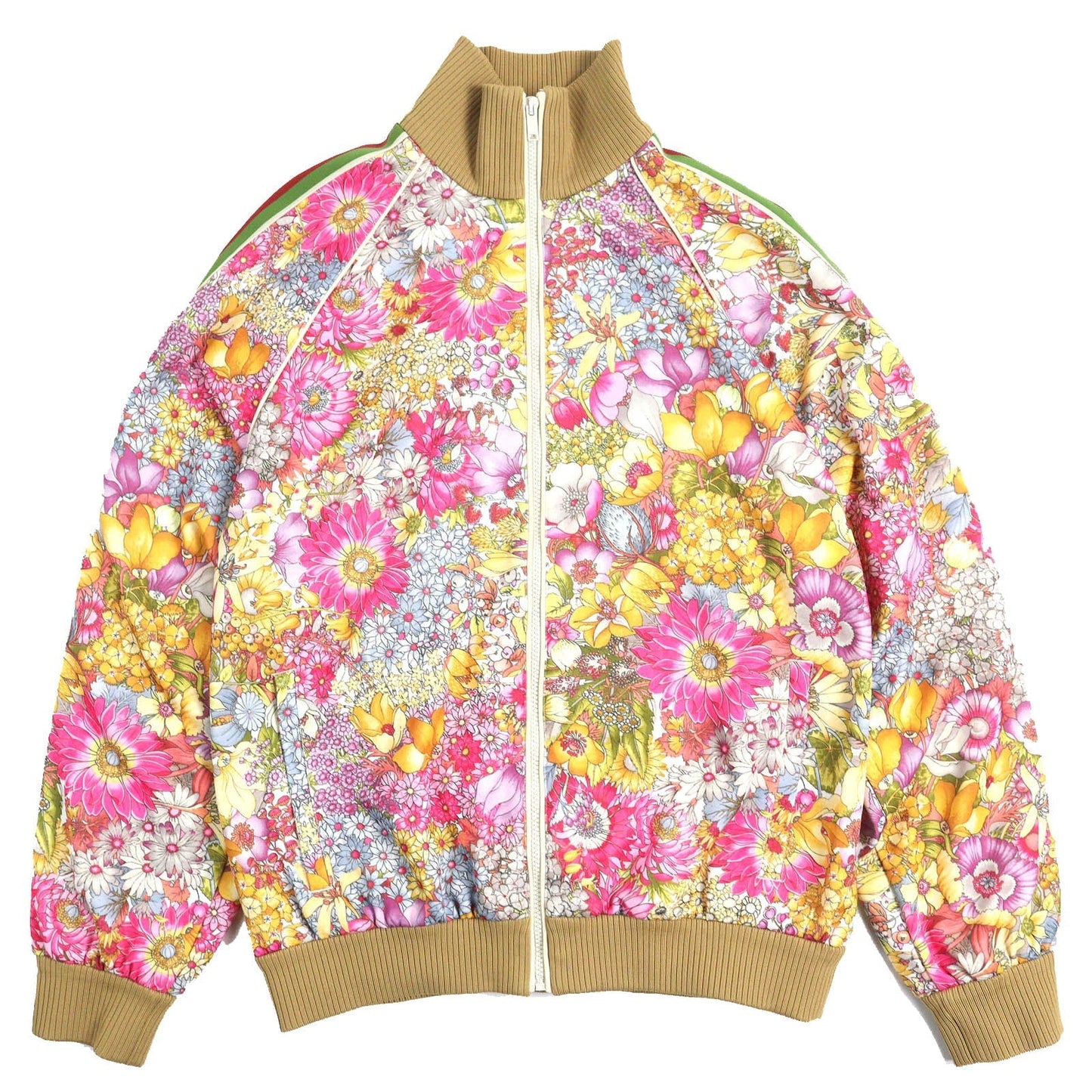 Gucci×The North Face Floral Print Web Lines Polyester Cotton Jacket