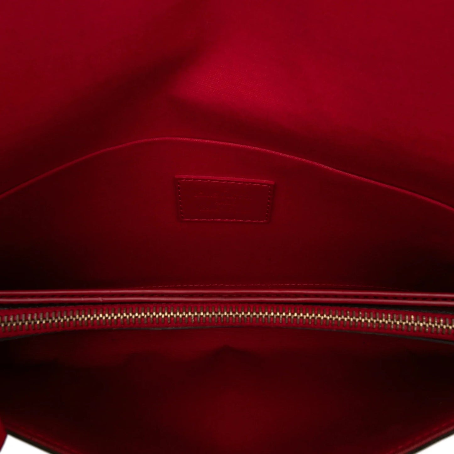 Red Louis Vuitton Monogram Vernis Pochette Felicie Crossbody Bag