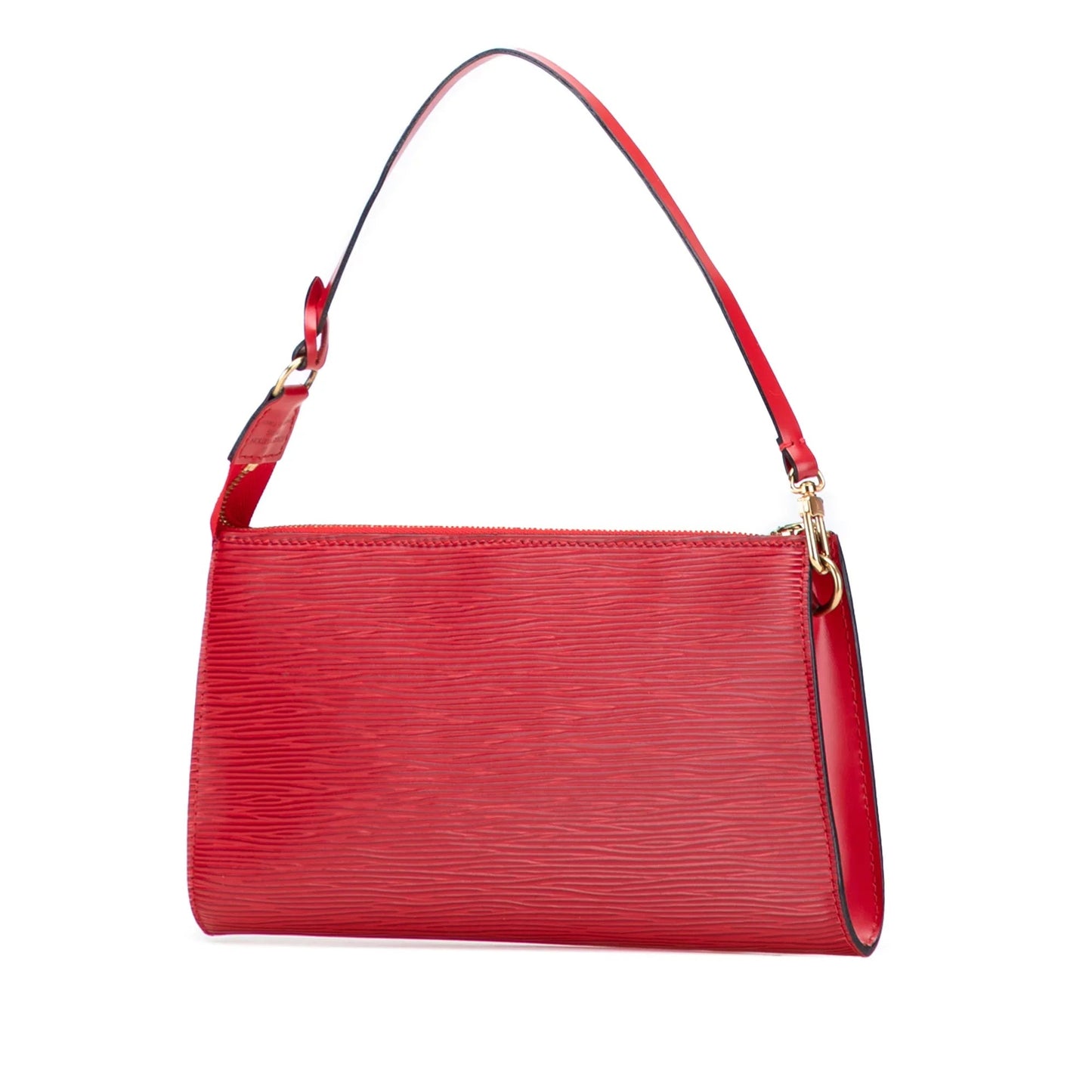 Red Louis Vuitton Epi Pochette Accessoires Shoulder Bag