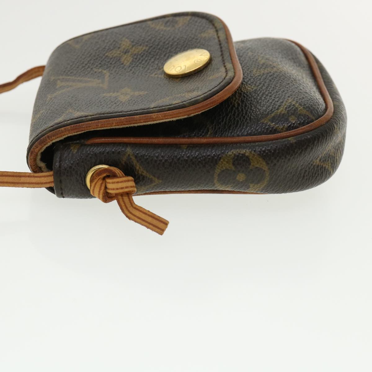 LOUIS VUITTON Monogram Pochette Cancun Shoulder Bag Pouch LV Auth