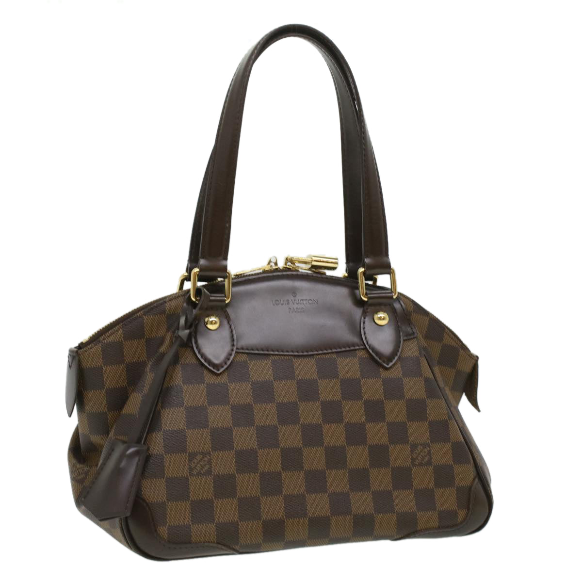 LOUIS VUITTON Damier Ebene Verona PM Hand Bag N41117 LV  33243A
