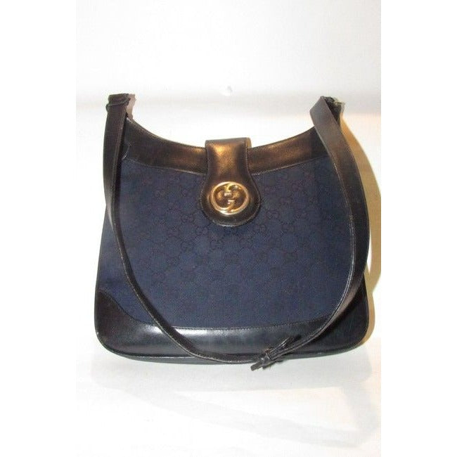 Gucci Vintage Pursesdesigner Purses Camel Leather With Gold Gg
