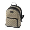 Gucci Front Pocket Backpack Gg Coated Canvas Beige Canvas Backpack Bag ( )