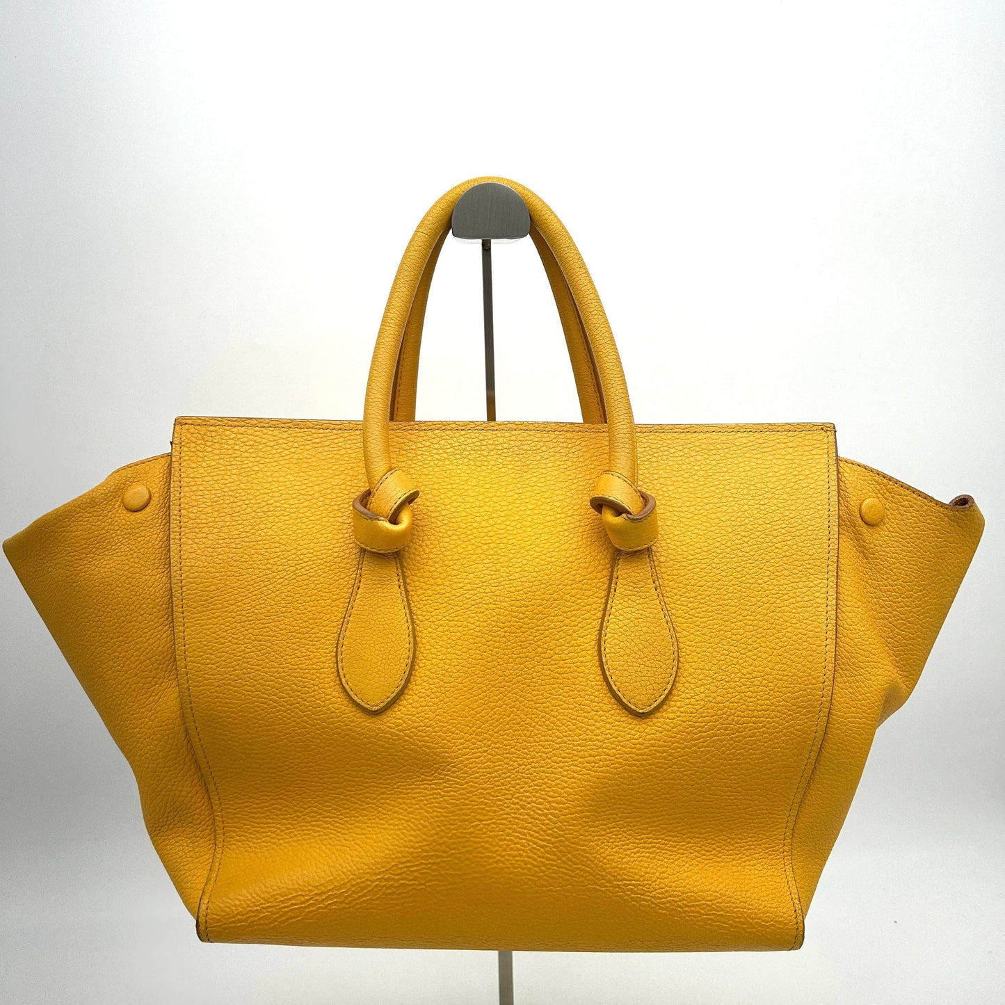 Luxury CELINE Crisped Calfskin Large Tie Knot Tote Saffron LA5230