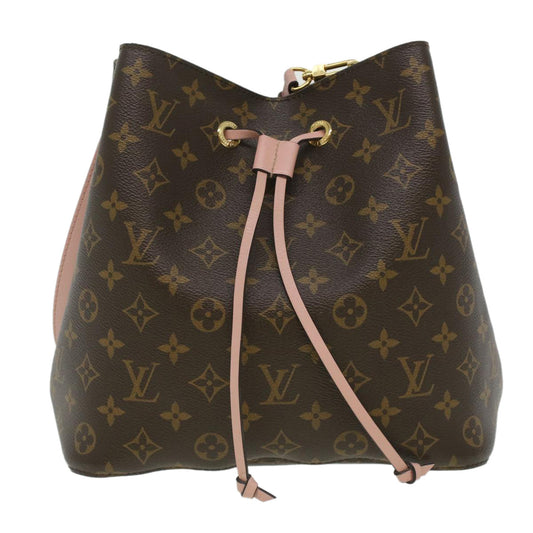 LOUIS VUITTON Monogram Neo Noe Shoulder Bag Rose poodle M44022 LV Auth 33984